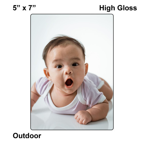 LumaPixx,  5" x 7", High Gloss, Outdoor Custom Metal Photo Print