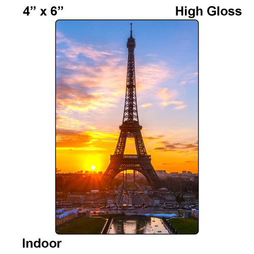 LumaPixx,  4" x 6", High Gloss, Indoor Custom Metal Photo Print