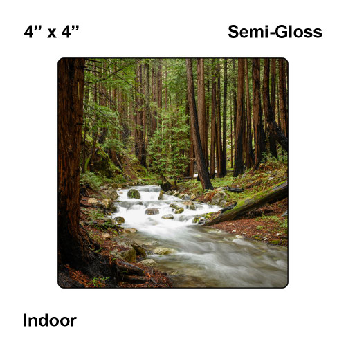 LumaPixx,  4" x 4", Semi-Gloss, Indoor Ultra Custom Metal Photo Print