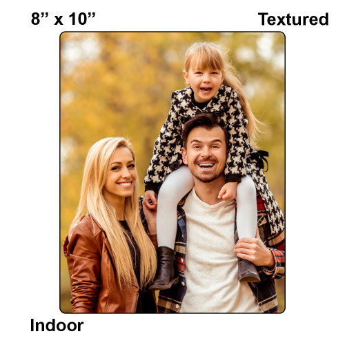 LumaPixx,  8" x 10", Textured, Indoor Ultra Custom Metal Photo Print