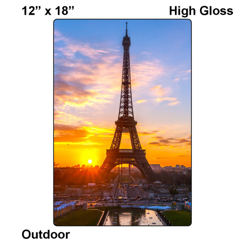 LumaPixx,  12" x 18", High Gloss, Outdoor Ultra Custom Metal Photo Print