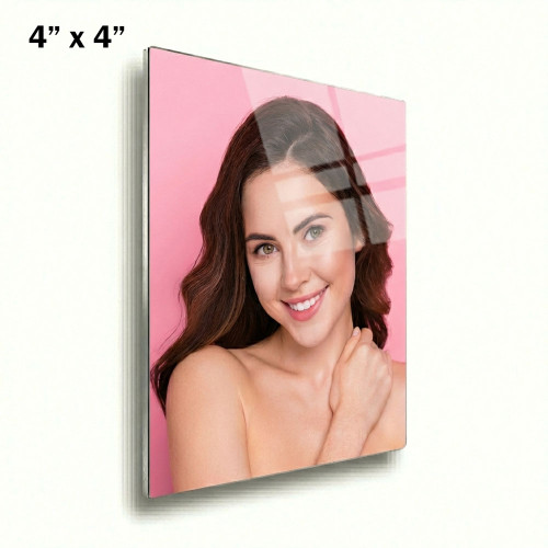 LumaPixx, Custom Metal Photo Print, 4" x 4", Choose From All Options