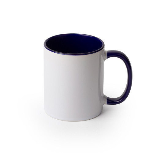Made 4 You, Personalized Ceramic Coffee Mug, Dark Blue Inner Color, 11 Oz.