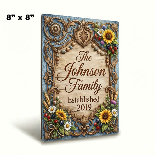 LumaPixx, Custom Metal Sign, 8" x 8", Choose From All Options