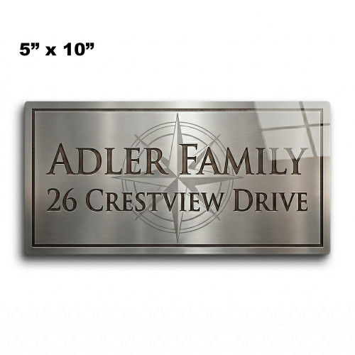 LumaPixx, 5" x 10" Metal Sign, Design Your Own Custom Metal Photo Sign