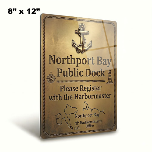 LumaPixx, Custom Metal Sign, 8" x 12", Choose From All Options