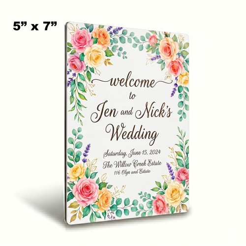 LumaPixx, Custom Metal Sign, 5" x 7", Choose From All Options