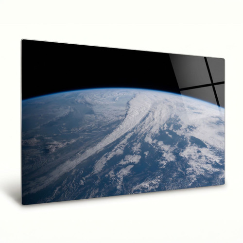 LumaPixx, Artemis II "Oasis In The Void" Metal Photo Print, Stunning Photo Printed on a High Gloss Chromaluxe Metal Photo Panel. Choose Your Size