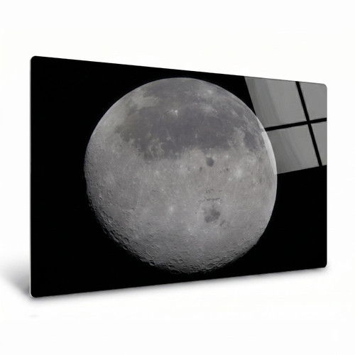 LumaPixx, Artemis II "Even Closer Now" Metal Photo Print, Stunning Photo Printed on a High Gloss Chromaluxe Metal Photo Panel. Choose Your Size