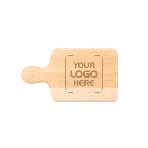 Made4You, Cutting and Serving Board with Handle and Bullnose Edges, Medium, 7 1/2" x 13 1/2" x 3/4"