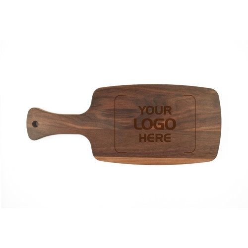 Made4You, Serving Board with Handle, Walnut, Medium, 6" x 14 1/2" x 3/4"