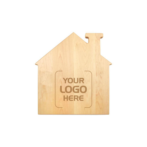 Made4You, House Shaped Cutting Board, Maple, Medium, 13" x 14" x ¾"
