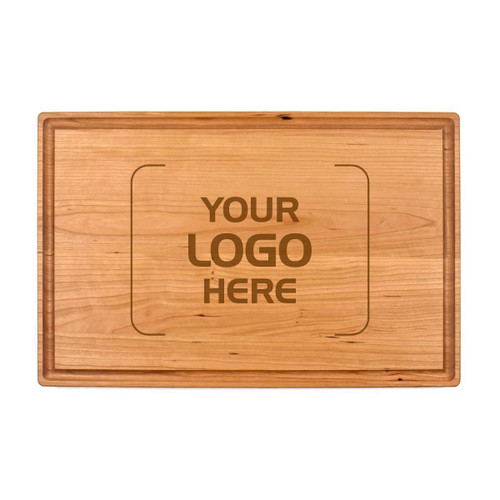 Made4You, Butcher Block with Juice Groove, Cherry, Small, 11" x 17" x 1"