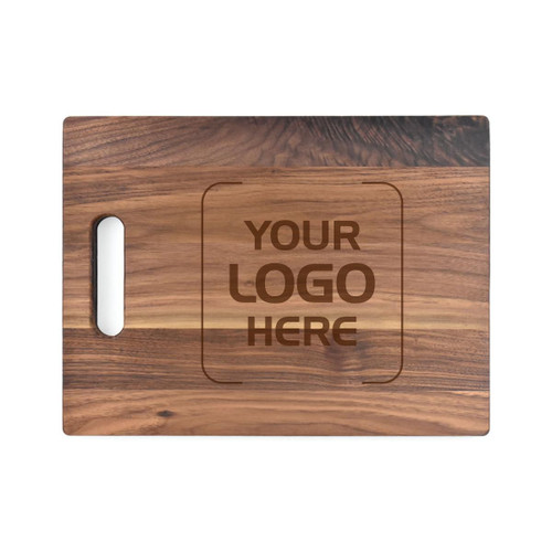 Made4You, Cutout Handle Board, Walnut, Small, 9" x 12" x ¾"