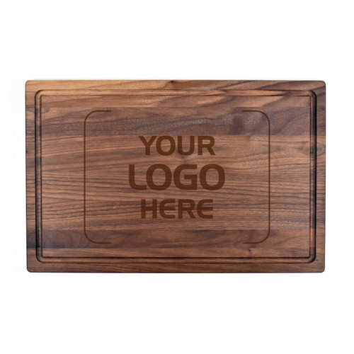 Made4You, Cutting Board with Juice Groove, Walnut, Medium, 11" x 17" x ¾"