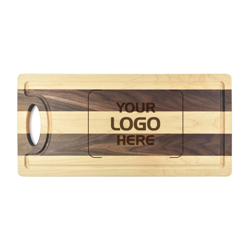 Made4You, Cutting Board, Maple and Walnut, Large, 22" x 10 1⁄2" x 3/4"