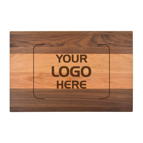 Made4You, Cutting Board, Walnut and Cherry, Medium, 10 ½" x 16" x ¾"