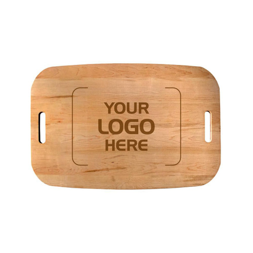 Made4You, Professional Catering Charcuterie Tray with Two Handles, Cherry, Large, 18" x 35" x ¾"