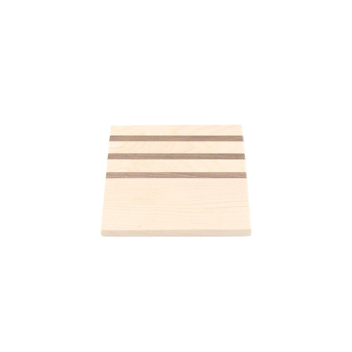 Made4You, Square Coaster with Stripes, Maple, 4” x 4” x 5/16”