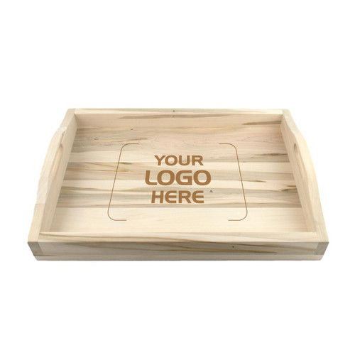 Made4You, Tray with Handles, Ambrosia Maple, Large, 14” x 20” x 2"