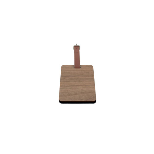 Rectangular ID and Luggage Tag, Walnut, 2.75" x 4" x 0.25"