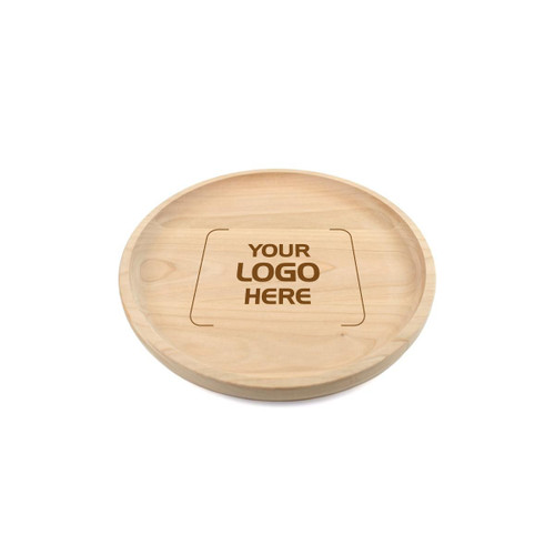 Round Tray, Cherry, Small, 11" x ¾”