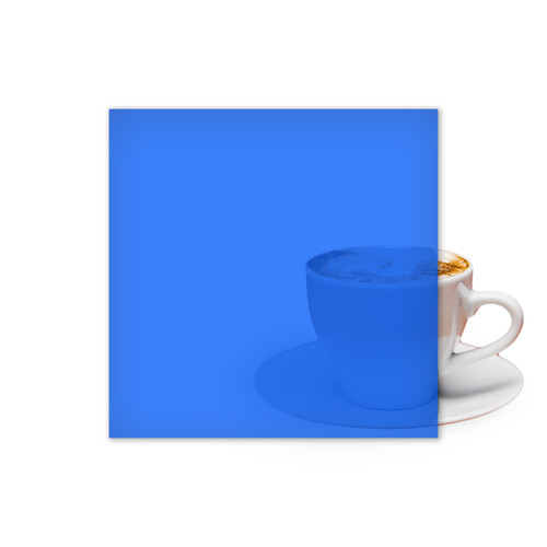 Made4You, Acrylic Sheet, Transparent Royal Blue, 1/8", 3/16", 1/4" Thick