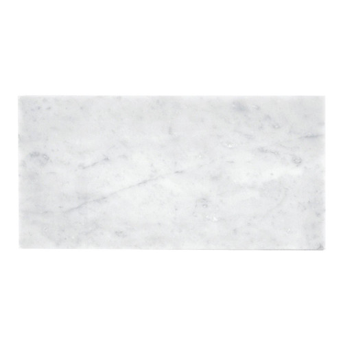 Made4You, Marble Tile, Honed, White, 6" x 12"