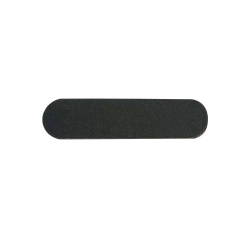 Made4You, Elongated Oval Basalt Tile, Honed, Black, 1  1/2" x 6"