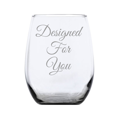 Made4You, Smoked Stemless Wine Glass, 20 Oz.