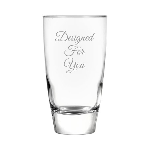 Made4You, Clear Cooler Glass, Thick Bottom, 18 Oz.