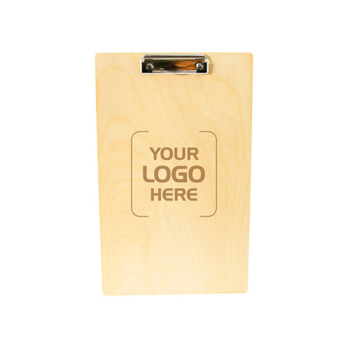 Made4You, Menu Board with Clip, Wood, 9 1/2" x 15" x 1/8"