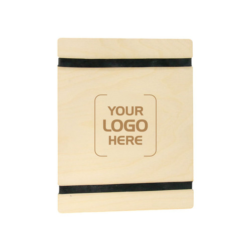 Made4You, Menu Board with Rubber Band, Wood, 9 1/2" x 11 1/2" x 1/8"