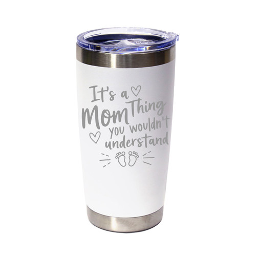 'It's A Mom Thing, You Wouldn't Understand', Stainless Steel Tumbler, 20 Oz., Choose Your Color, Made4You