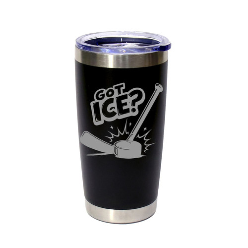 'Got Ice?', Stainless Steel Tumbler, 20 Oz., Choose Your Color, Made4You