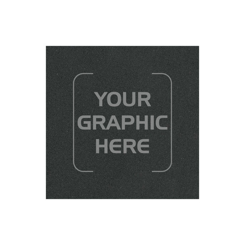 Square Basalt Coaster, Honed, Black, 5" x 5", Set of 12