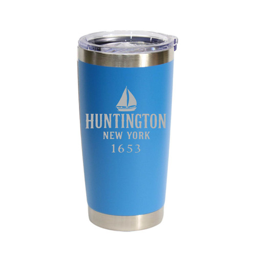 Huntington New York', Stainless Steel Tumbler, 20 Oz., Choose Your Color, Made4You