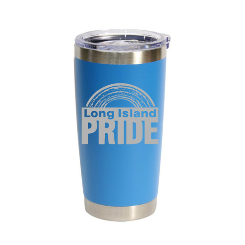 Long Island Pride (Rainbow)', Stainless Steel Tumbler, 20 Oz., Choose Your Color, Made4You