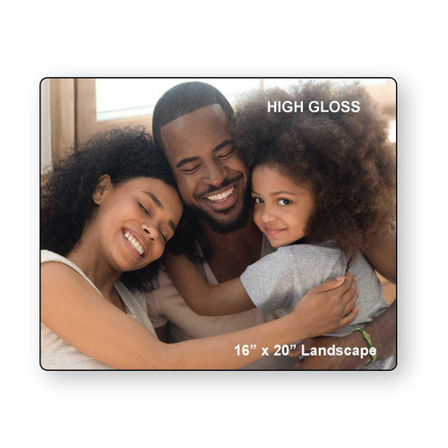 LumaPixx, Custom Metal Photo Print, 16" x 20" Landscape, Printed on High Gloss ChromaLuxe® Aluminum