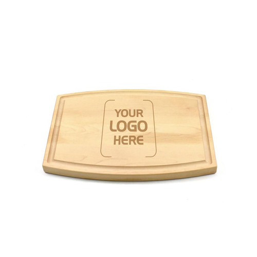 Arched Cutting Board with Juice Groove, Maple, Small, 9" x 12" x ¾" Arched Cutting Board with Juice Groove, Maple, Small, 9" x 12" x ¾"