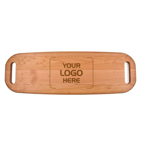 Serving Tray with Cutout Handles, Cherry, Large, 23" x 7 ½" x ¾" Serving Tray with Cutout Handles, Cherry, Large, 23" x 7 ½" x ¾"