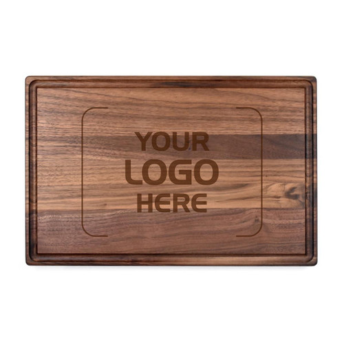 Butcher Block with Juice Groove, Walnut, Medium, 11" x 17" x 1" Butcher Block with Juice Groove, Walnut, Medium, 11" x 17" x 1"