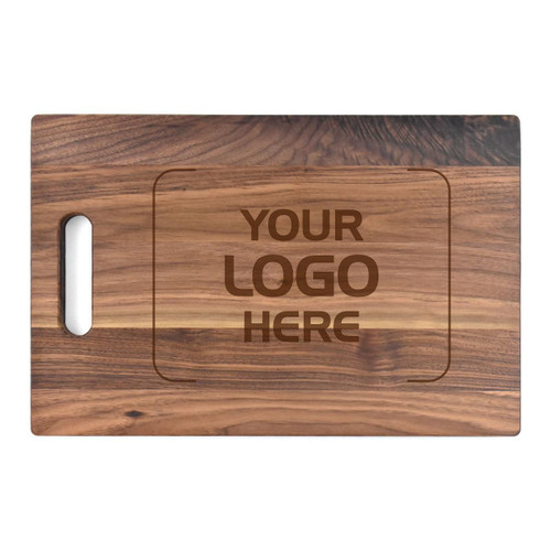 Cutout Handle Board, Walnut, Medium, 10 ½" x 16" x ¾" Cutout Handle Board, Walnut, Medium, 10 ½" x 16" x ¾"