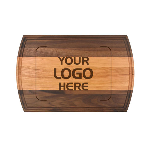Arched Cutting Board, Walnut and Cherry, Medium, 10 ½" x 16" x ¾" Arched Cutting Board, Walnut and Cherry, Medium, 10 ½" x 16" x ¾"