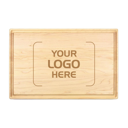 Butcher Block with Juice Groove, Maple, Medium, 11" x 17" x 1" Butcher Block with Juice Groove, Maple, Medium, 11" x 17" x 1"