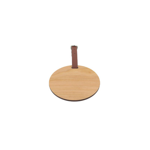 Round ID and Luggage Tag, Cherry, 4" x 4" x 0.125" Round ID and Luggage Tag, Cherry, 4" x 4" x 0.125"