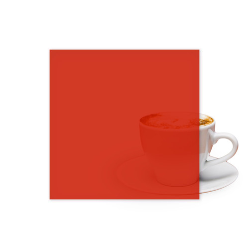 Acrylic Sheet, Red, 1/8", 3/16", 1/4" Thick, Style  1