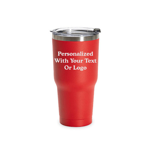 Red Stainless Steel Tumbler, 30 Oz. Red Stainless Steel Tumbler, 30 Oz.