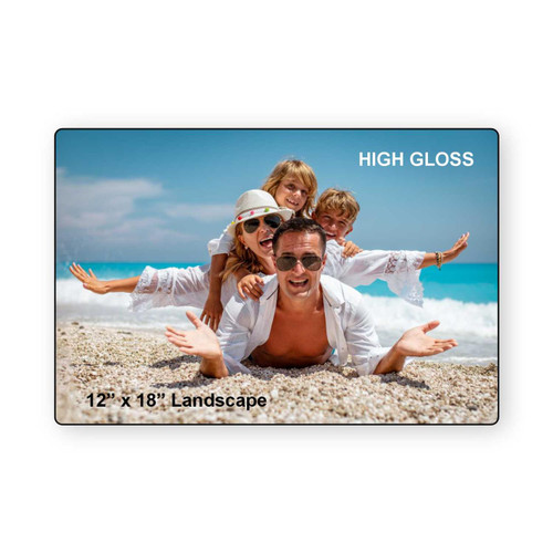 LumaPixx, Custom Metal Photo Print, 12" x 18" Landscape, Printed on High Gloss ChromaLuxe® Aluminum