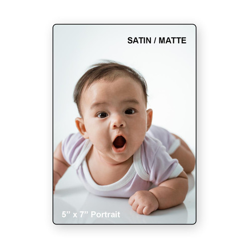 LumaPixx, Custom Metal Photo Print, 5" x 7" Portrait, Upload Your Photo, Printed on Satin, (Matte) ChromaLuxe® Aluminum